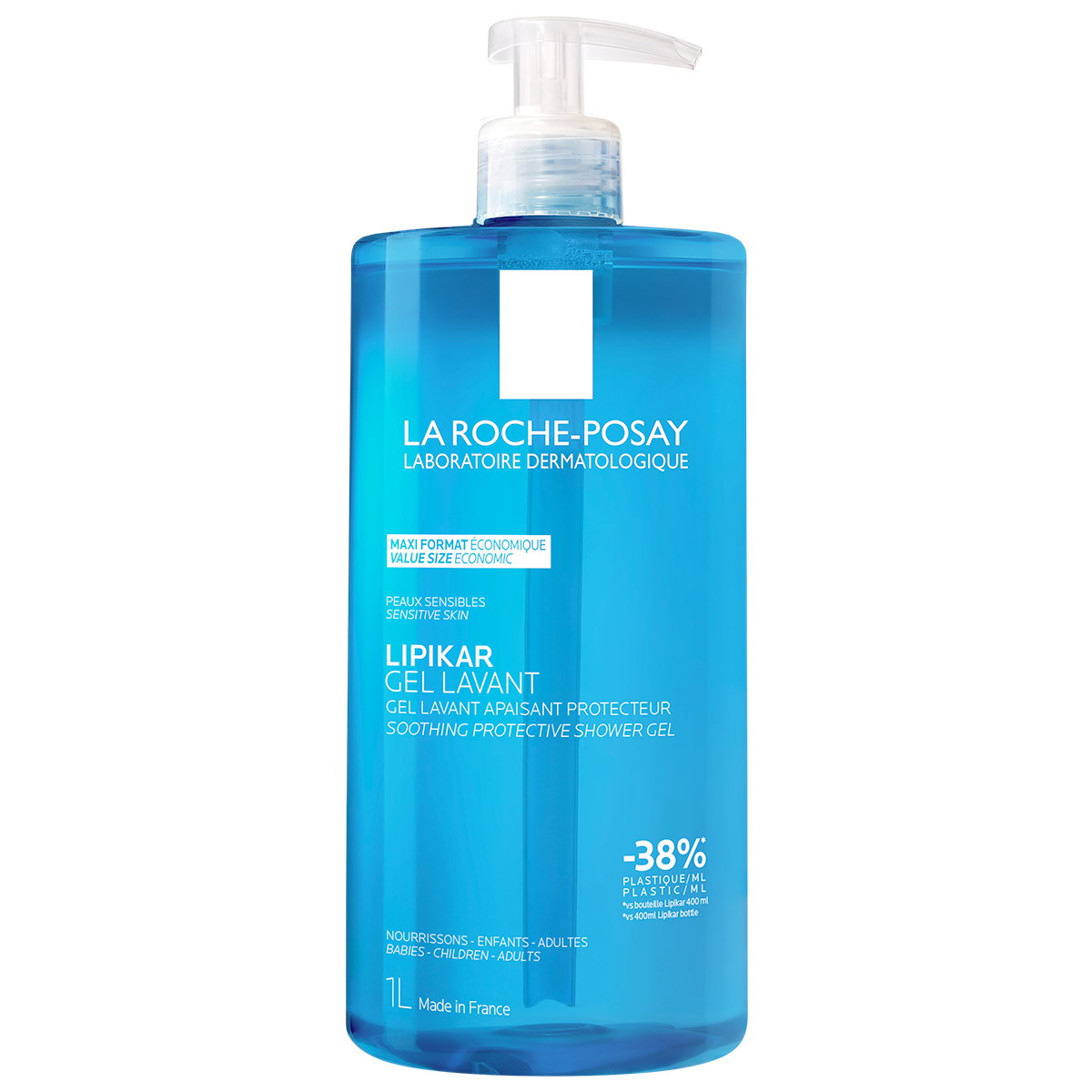 La Roche-Posay La Roche-Posay, Lipikar, Beruhigend, Duschgel, Für alle Hauttypen, 1000 ml Regular