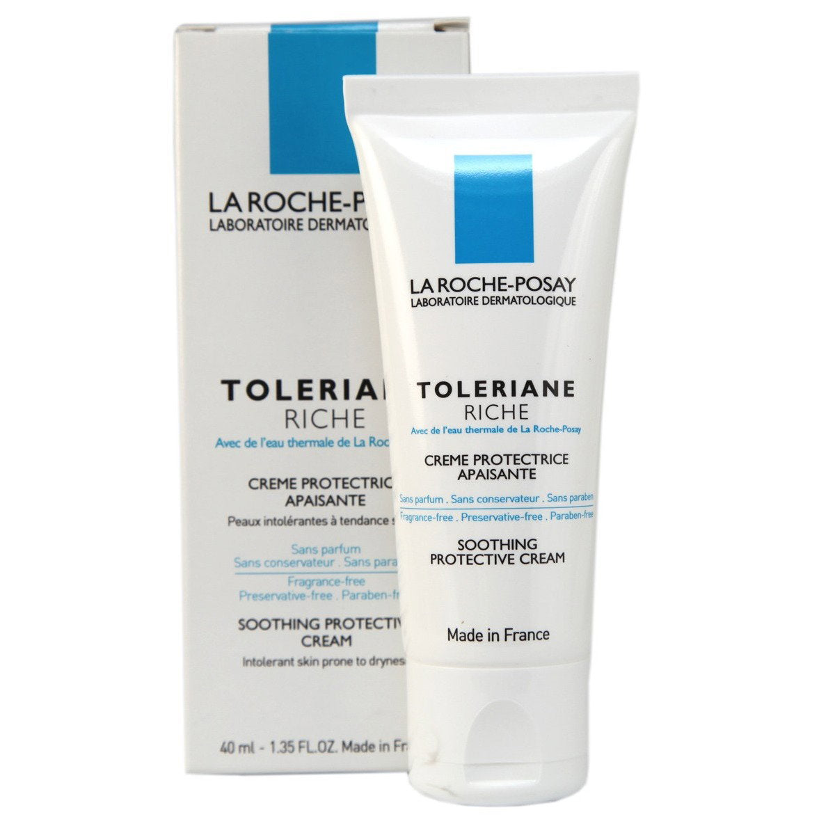 La Roche-Posay La Roche-Posay, Toleriane, Parabenfrei, Beruhigend, Tag & Nacht, Reichhaltige Creme, Für das Gesicht, 40 ml *T