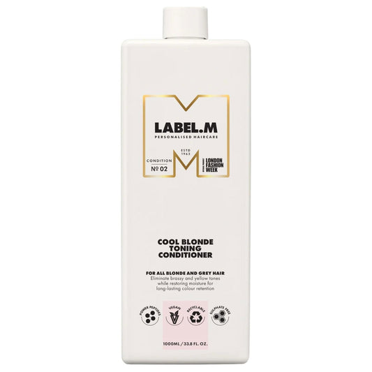 Label.M Label.M, Cool Blonde, Haarspülung, Zur Neutralisierung von Gelbtönen, 1000 ml Regular