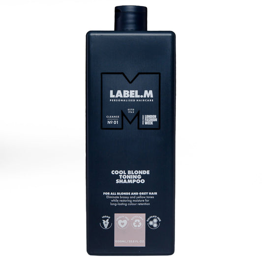 Label.M Label.M, Cool Blonde, Haarshampoo, Zur Neutralisierung von Gelbtönen, 1000 ml Regular