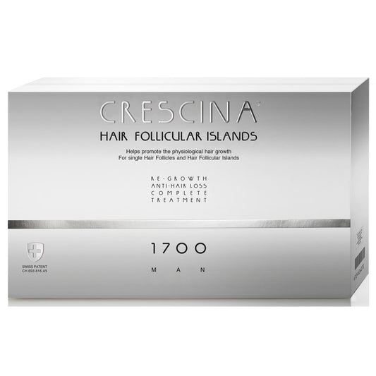 Labo Labo, Crescina Follicular Islands 1700, Zur Wachstumsstimulation, Ampullen Behandlungsserum, Für die Kopfhaut, Für Männe