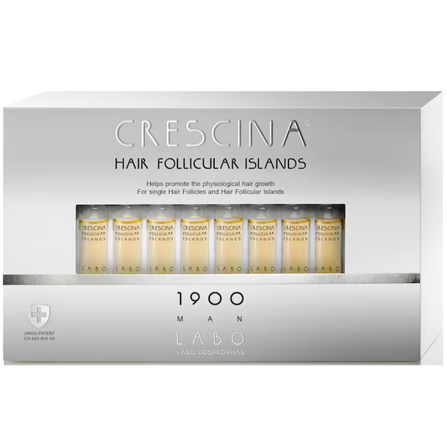 Labo Setzen, Labo, Crescina Follicular Islands 1900, Zur Wachstumsstimulation, Ampullen Behandlungsserum, Für die Kopfhaut, F