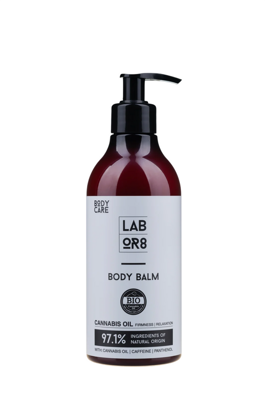 LABOR8 Körperbalsam LABOR8, Hemp, Natural Ingredients, Hydrating & Nourishing & Smoothing & Softening, Body Balm, Body, Day &