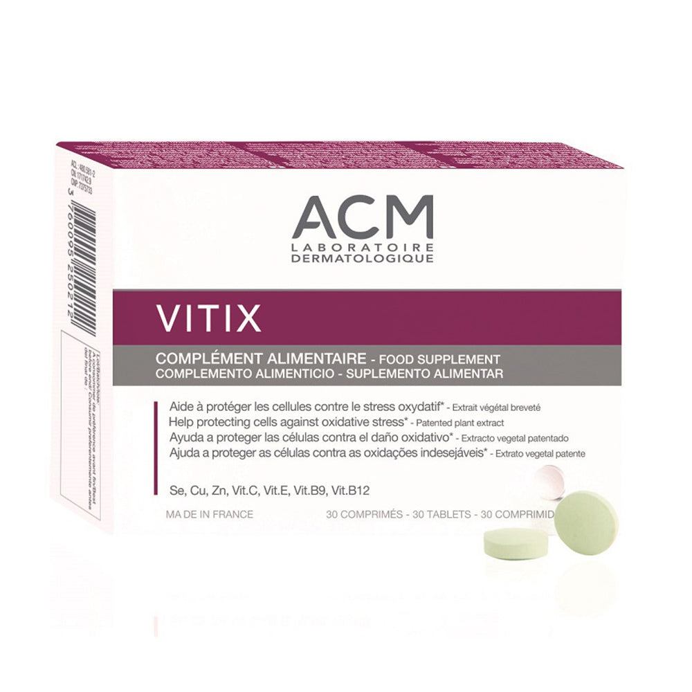 Laboratoire ACM Laboratoire ACM, Vitix, Vitamins & Minerals, Protect Cells From Oxidative Stress, Vitamine, 30 stk Regular