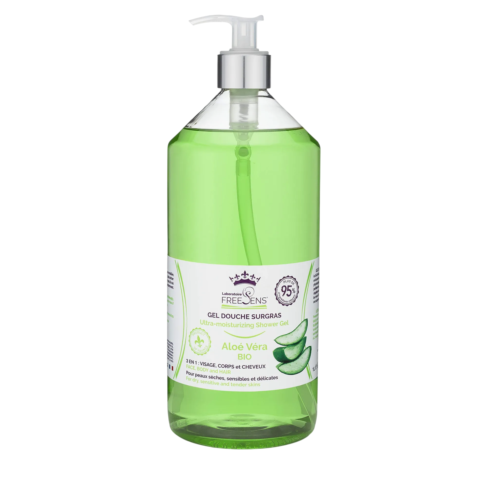Laboratoire Freesens Duschgel & Shampoo 2-in-1 Laboratoire Freesens, Freesens, Shower Gel & Shampoo 2-In-1, Aloe Vera, 1000 m