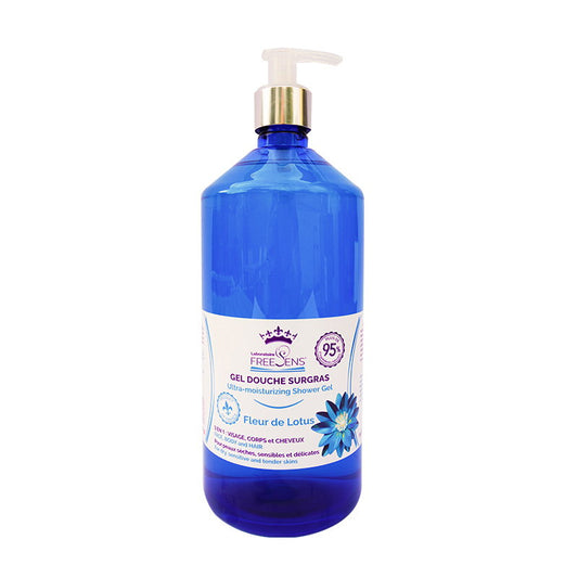Laboratoire Freesens Laboratoire Freesens, Freesens, Duschgel & Shampoo 2-in-1, Lotusblume, 1000 ml Regular