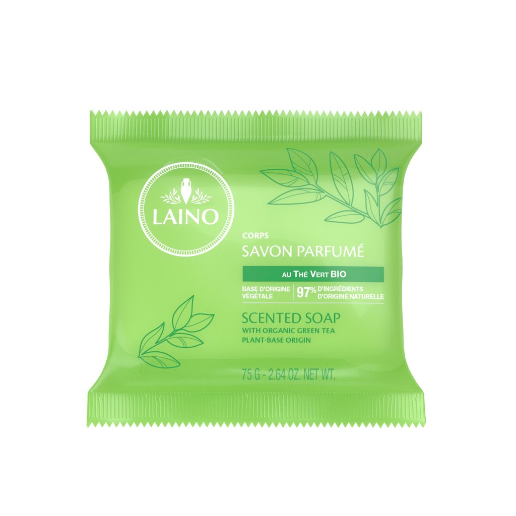 Laino Laino, Laino, Grüner Tee, Reinigung, Seifenstück, 75 g Regular