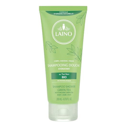 Laino Laino, Laino, Grüner Tee, Haarshampoo, Spülung & Duschgel 3-in-1, Zur Hydratation, 200 ml Regular