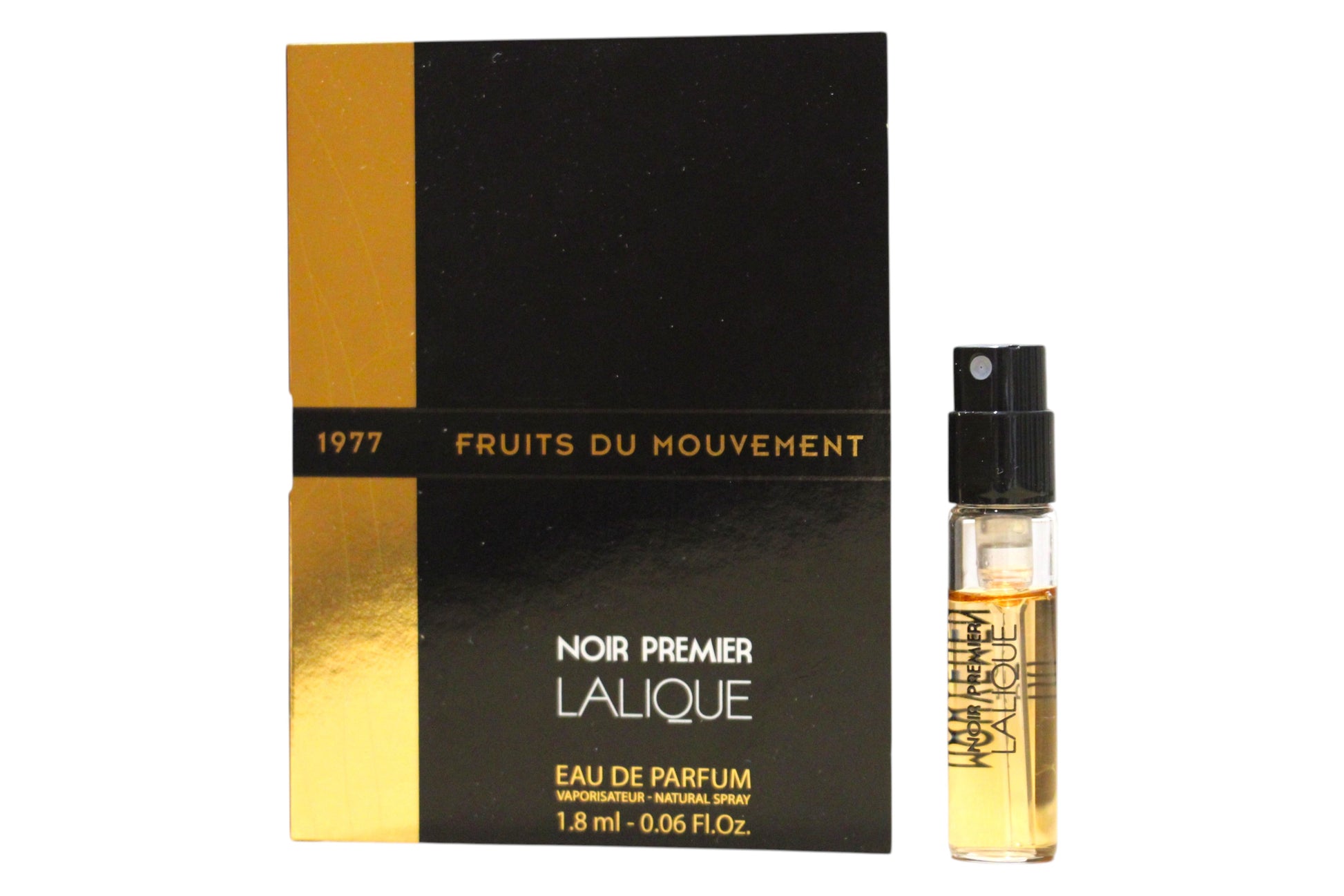 Lalique Lalique, Noir Premier - Fruits du Mouvement, Eau de Parfum, Unisex, 1.8 ml Fläschchen Vial