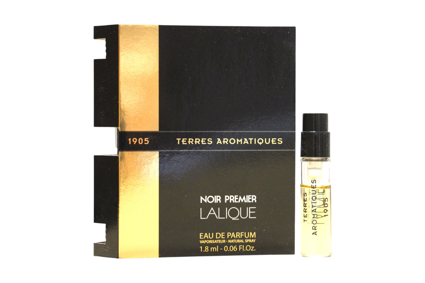 Lalique Lalique, Noir Premier - Terres Aromatiques, Eau de Parfum, Für Männer, 1.5 ml Fläschchen Vial
