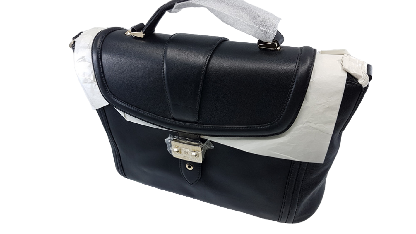 Lancel, Lancel, Lederhandtasche, Schwarz