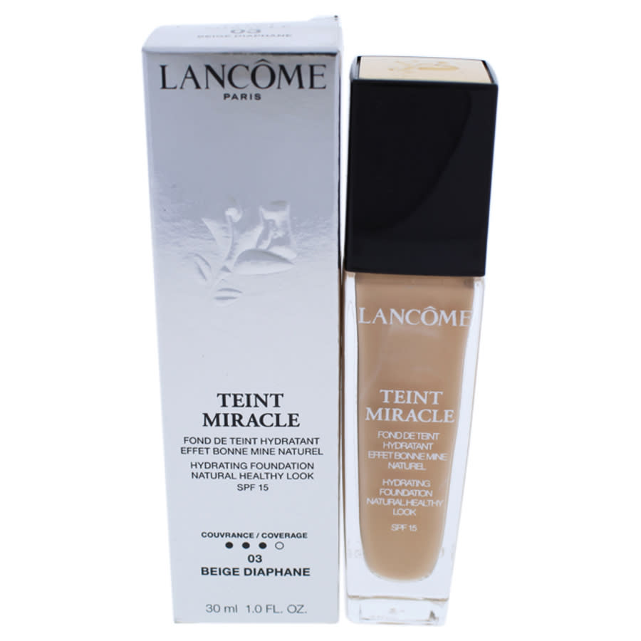 Lancome Lancome, Teint Miracle, Mittlere Abdeckung, Flüssige Grundierung, 03, Beige Diaphane, SPF 15, 30 ml Regular