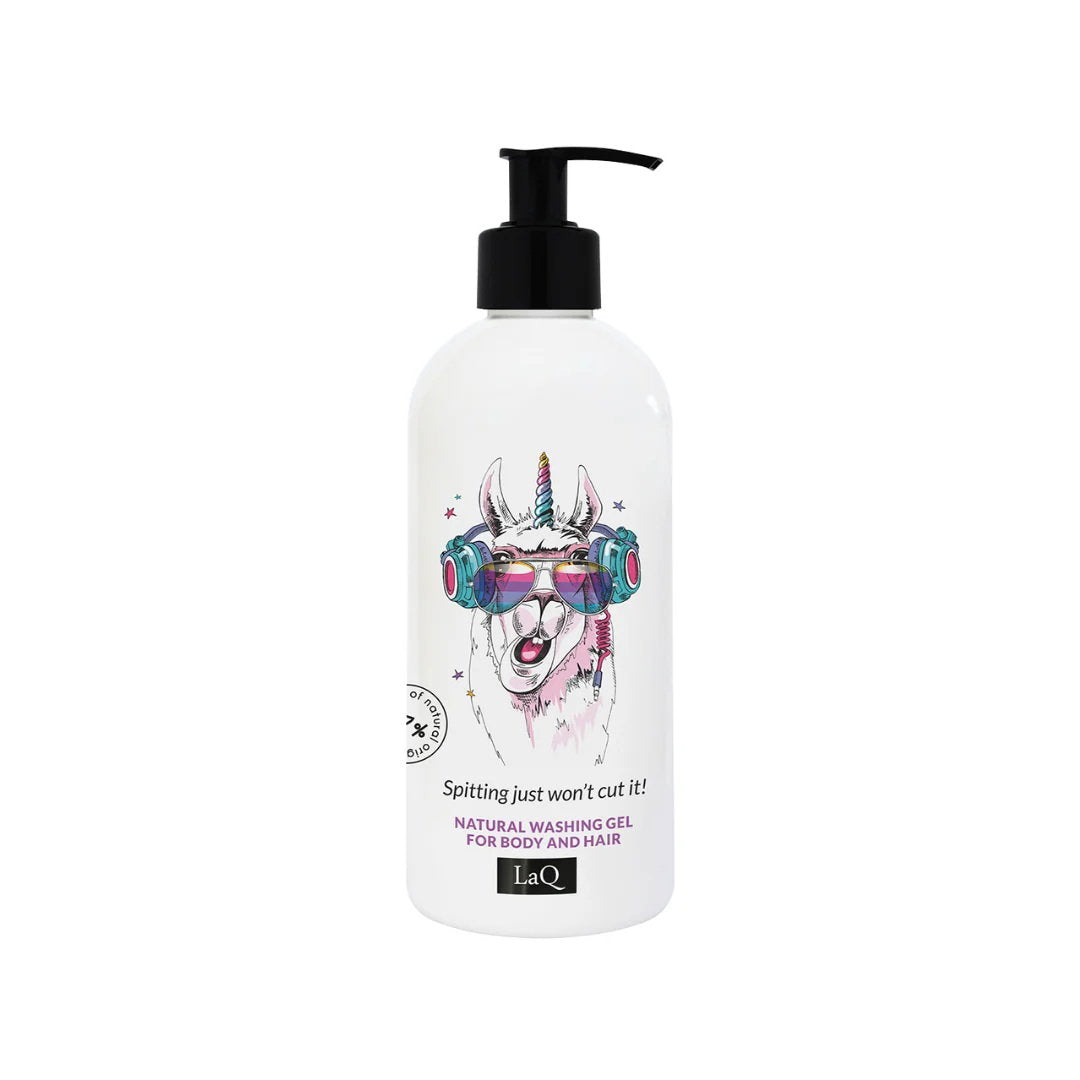 LaQ LaQ, Llama, Reinigung und Hydratisierung, Duschgel, Für Haar & Körper, Für alle Hauttypen, 300 ml Regular