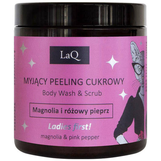 LaQ LaQ, Magnolia & Pink Pepper, Cleansing & Exfoliating, Duschgel, 220 g Regular
