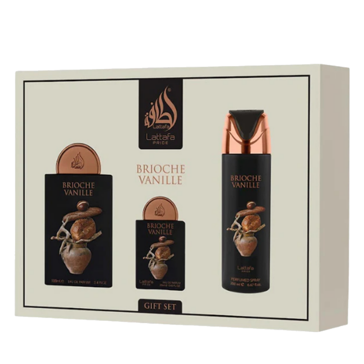 Lattafa - Brioche Vanille Giftset 3 Set