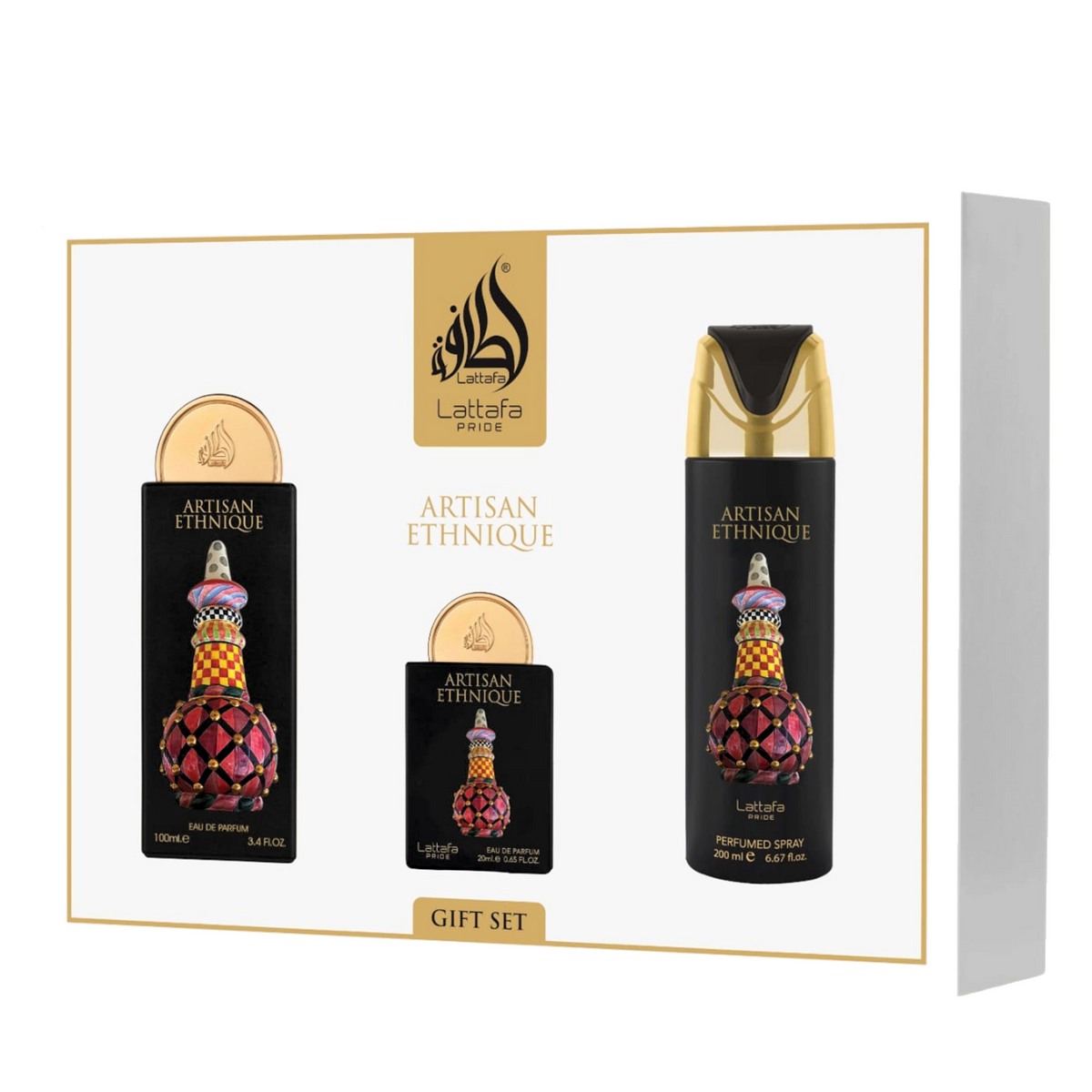 Lattafa Giftset Artisan Ethnique  3-Set