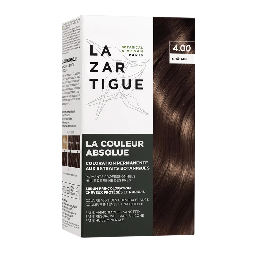 Lazartigue Lazartigue, La Couleur Absolue, Permanente Haarfarbe, 4.00 Chocolate Chestnut, 143 ml Regular