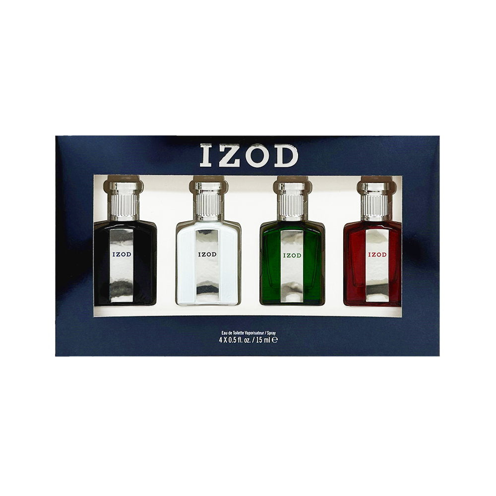 Izod Parfümset Legacy Set Izod: White, Eau De Toilette, For Men, 15 ml + Green, Eau De Toilette, For Men, 15 ml + Red, Eau De