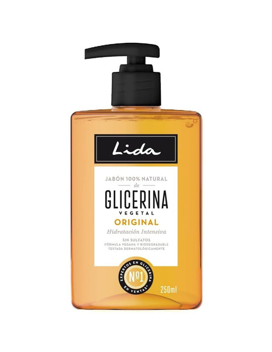 LIDA LIDA Handseife Glycerin 250 ml mit Dosierspender Kosmetik