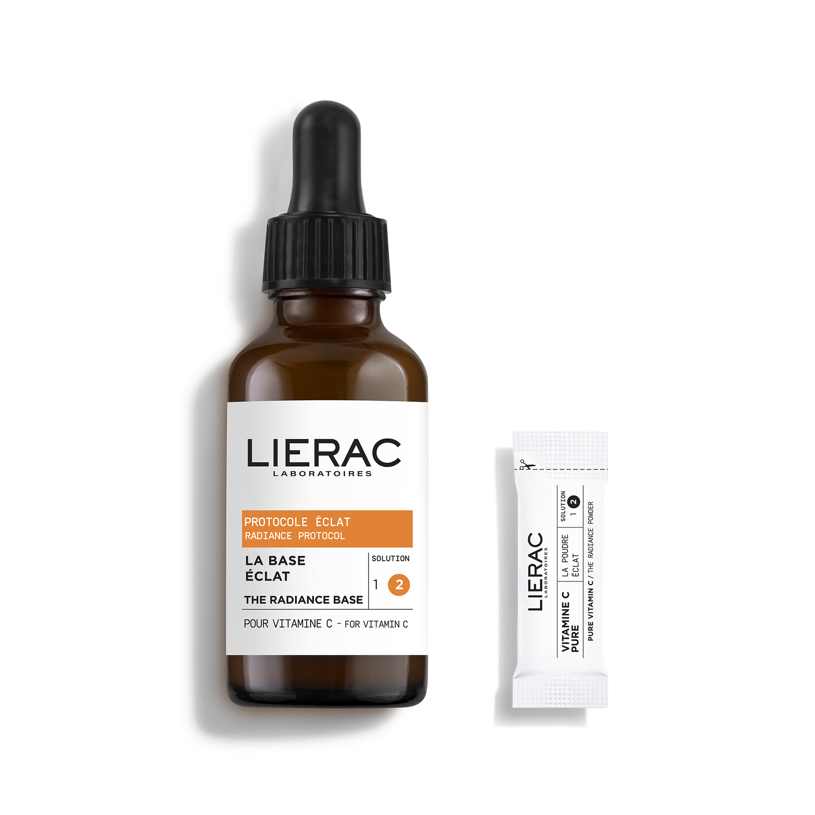 Lierac Lierac, Protocole Eclat La Base Eclat, Vitamin C, Brightening & Anti-Aging, Täglich, Serum, Für das Gesicht, 30 ml Reg