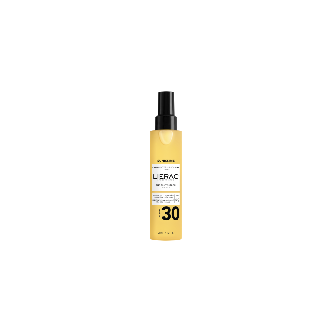 Lierac Lierac, Sunissime The Sun Silky Oil, Feuchtigkeitsspendend, UV-Schutz, Öl, SPF30, 150 ml Regular