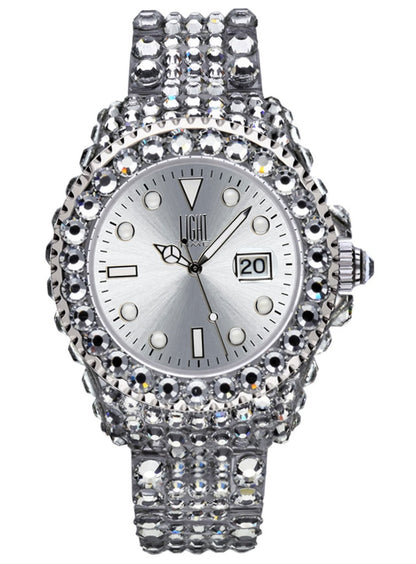 LIGHT TIME MEDITERRANEO L602A Date Armbanduhr 39 mm