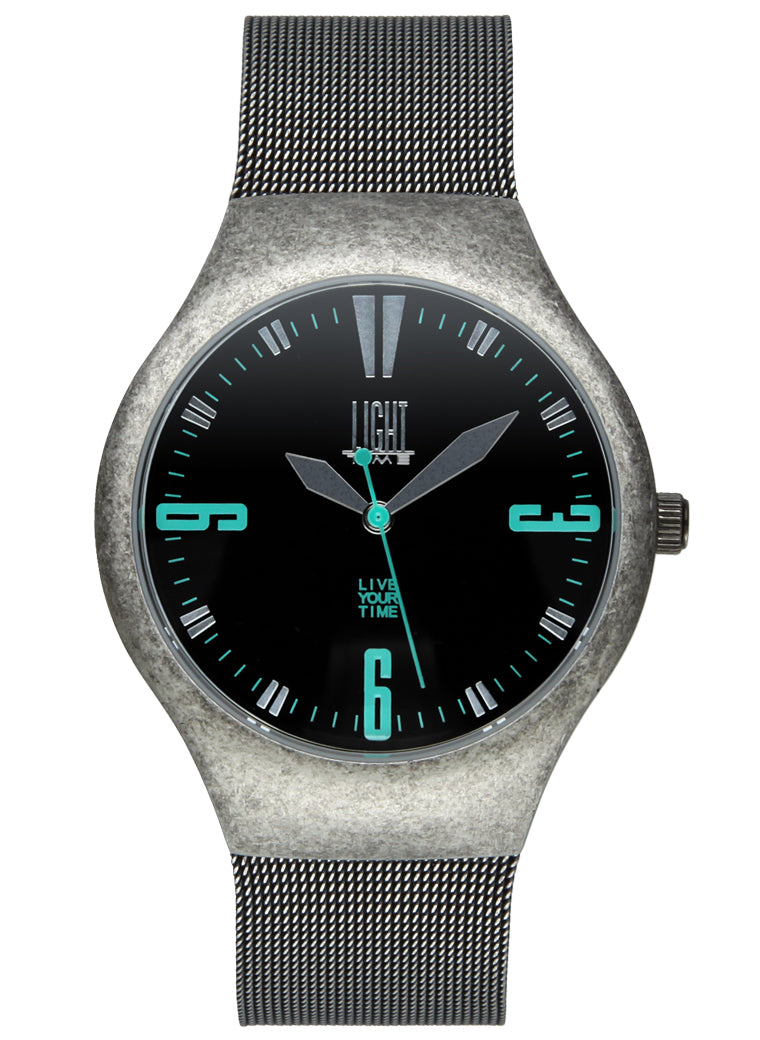 LIGHT TIME MESH VINTAGE L148D Only Time Armbanduhr 40 mm