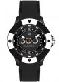 LIGHT TIME Mod. POKER - Black / White L147FS Only Time Armbanduhr 41 mm Schwarz ansicht-2