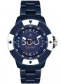 LIGHT TIME Mod. POKER - Blue / White L147H Only Time Armbanduhr 41 mm Blau ansicht-2