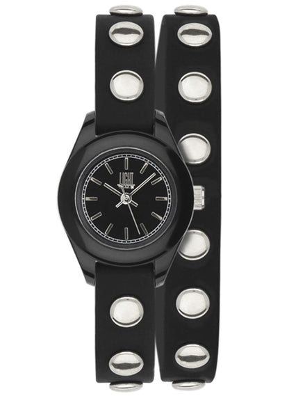 LIGHT TIME PUNK - Black - Silver L169NE Only Time Armbanduhr 23 mm Schwarz