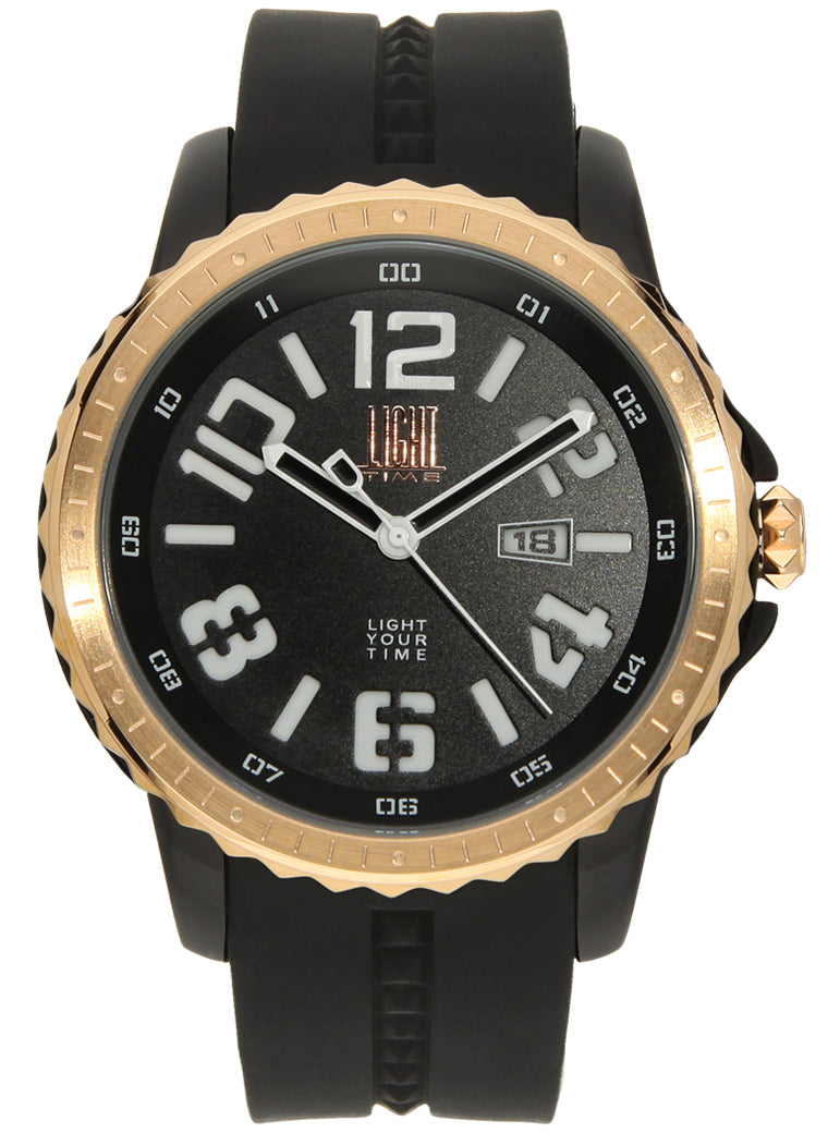 LIGHT TIME SPEEDWAY L157B Date Armbanduhr 48 mm