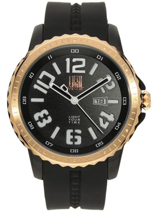 LIGHT TIME SPEEDWAY L157B Date Armbanduhr 48 mm
