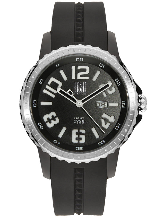 LIGHT TIME SPEEDWAY L160A Date Armbanduhr 41 mm