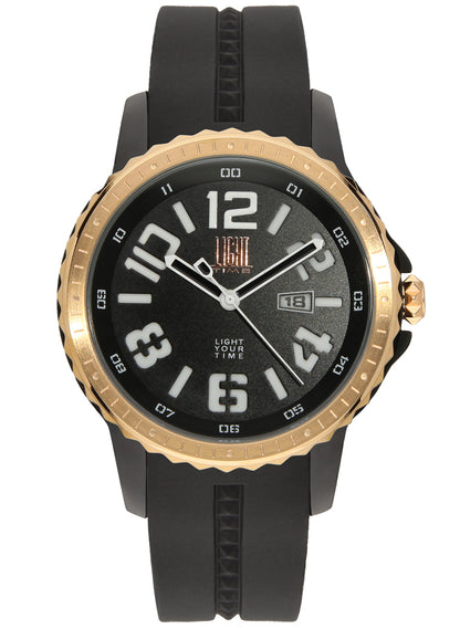LIGHT TIME SPEEDWAY L160B Date Armbanduhr 41 mm