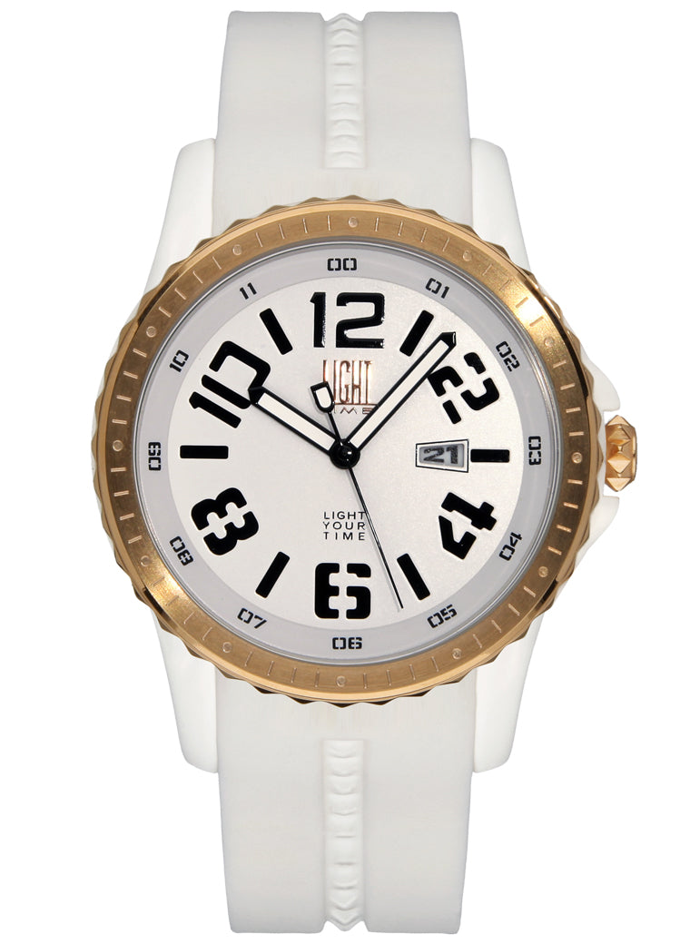 LIGHT TIME SPEEDWAY L160D Date Armbanduhr 41 mm