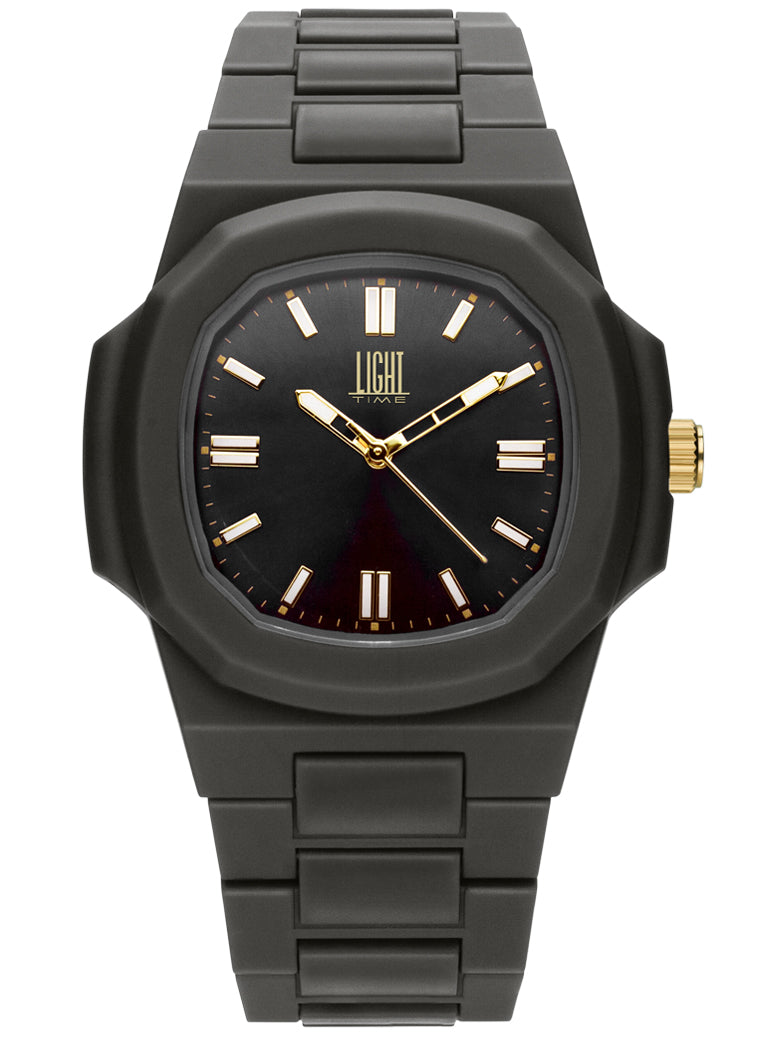 LIGHT TIME VELVET NAUTILUS - Black L511-NE Only Time Armbanduhr 42 mm Schwarz ansicht-2
