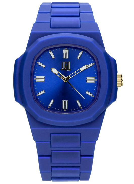 LIGHT TIME VELVET NAUTILUS - Blue L511-BL Only Time Armbanduhr 42 mm Blau