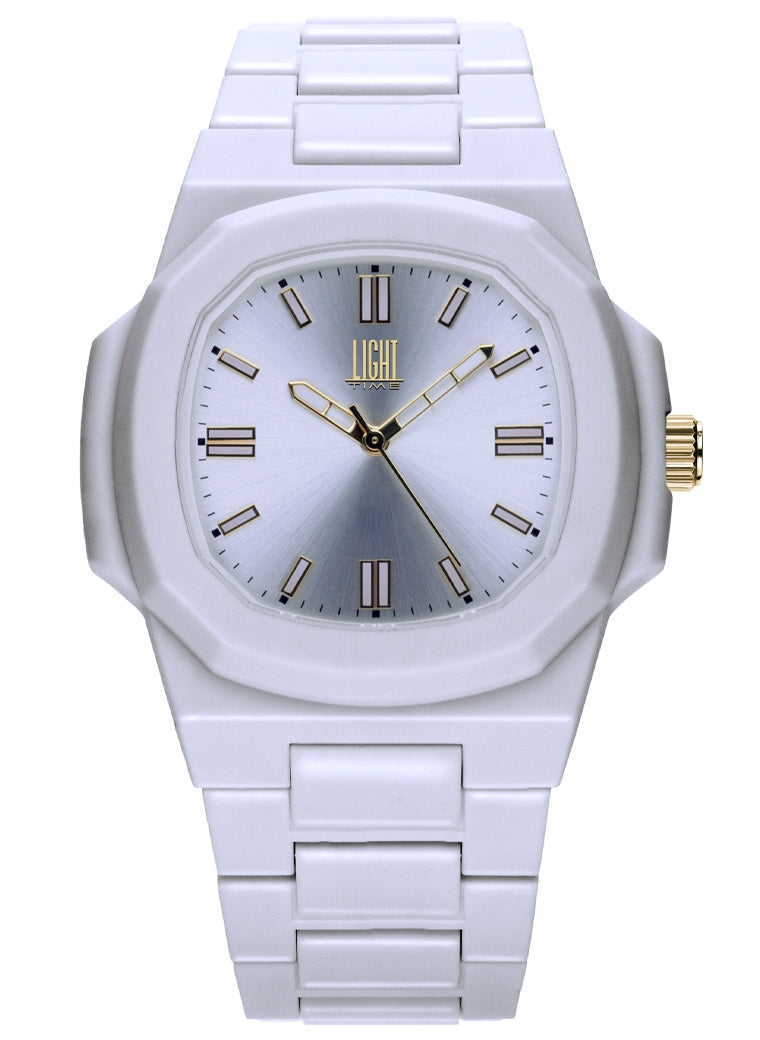 LIGHT TIME VELVET NAUTILUS - White L511-BI Only Time Armbanduhr 42 mm Weiss