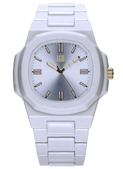 LIGHT TIME VELVET NAUTILUS - White L511-BI Only Time Armbanduhr 42 mm Weiss