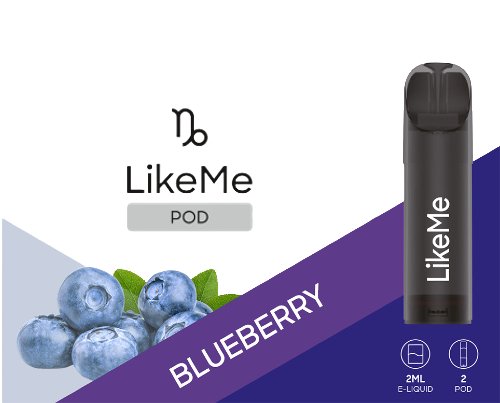 Like Me POD Blueberry 2 Pods 2% - Candyshop.ch