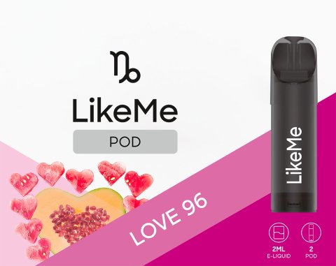 Like Me POD Love 96 2 Pods 2% - Candyshop.ch