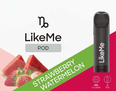 Like Me POD Strawberry Watermelon 2 Pods 2% - Candyshop.ch