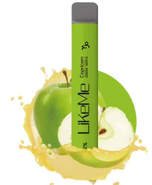 Like Me Puff Stick Green Apple Zero - Candyshop.ch