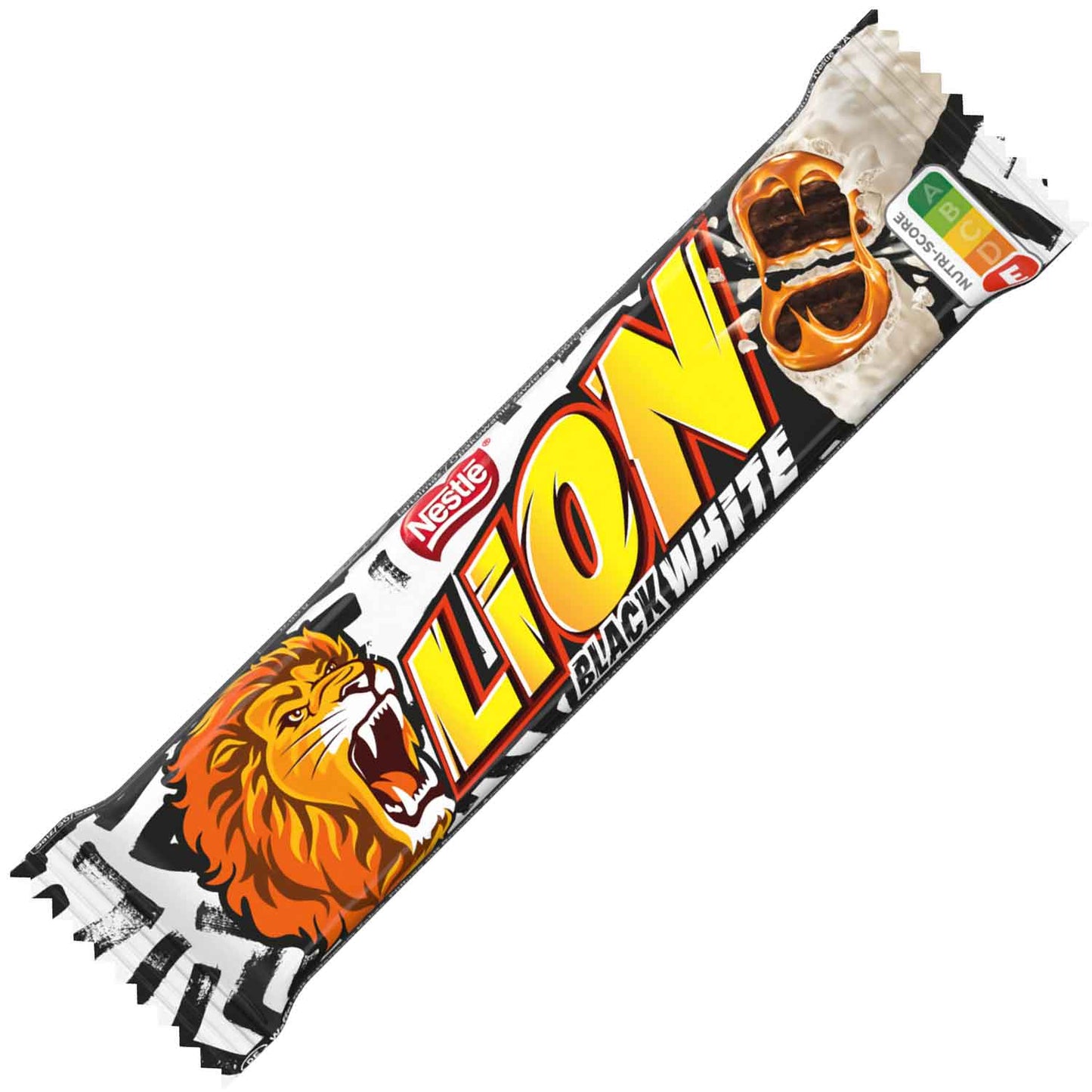 Lion Black & White 24x42g Riegel aus Kakaowaffeln