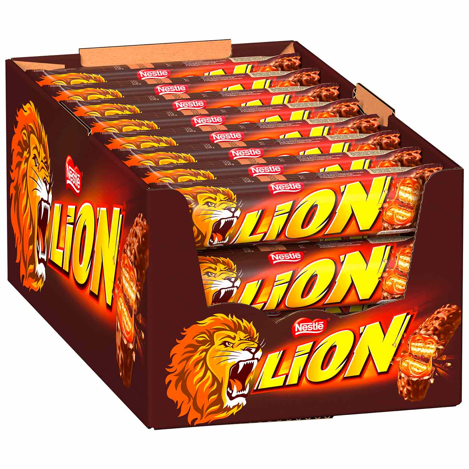 Lion 24x42g Display mit 24 einzeln verpackten Riegeln - Candyshop.ch