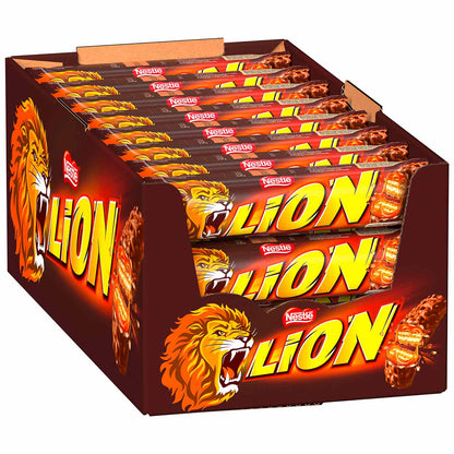 Lion 24x42g Display mit 24 einzeln verpackten Riegeln - Candyshop.ch