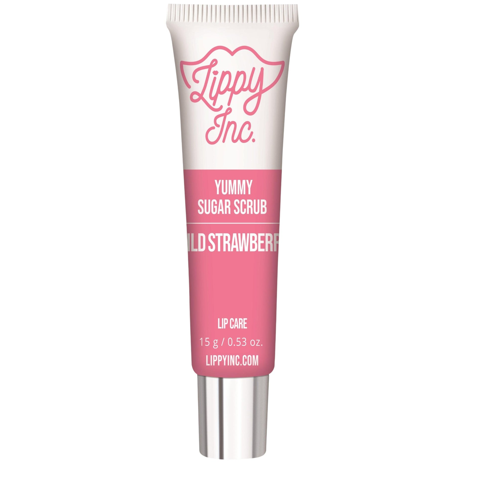 Lippy Inc. Lippy Inc., Yummy Sugar, Lippenpeeling, Erdbeere, 15 g Regular