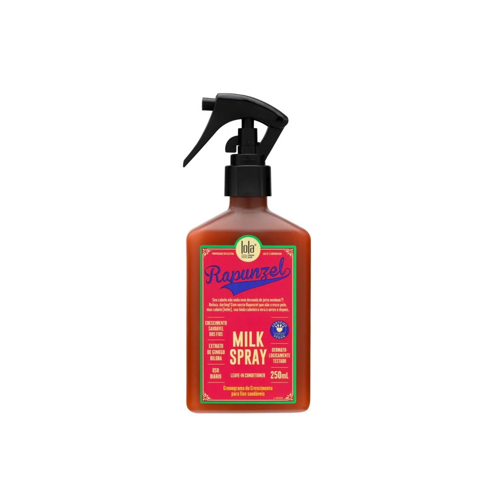 Lola Cosmetics Lola Cosmetics, Rapunzel, Milch, Leave-In Balsam-Spray für die Haare, Zur Hydratation, 250 ml Regular