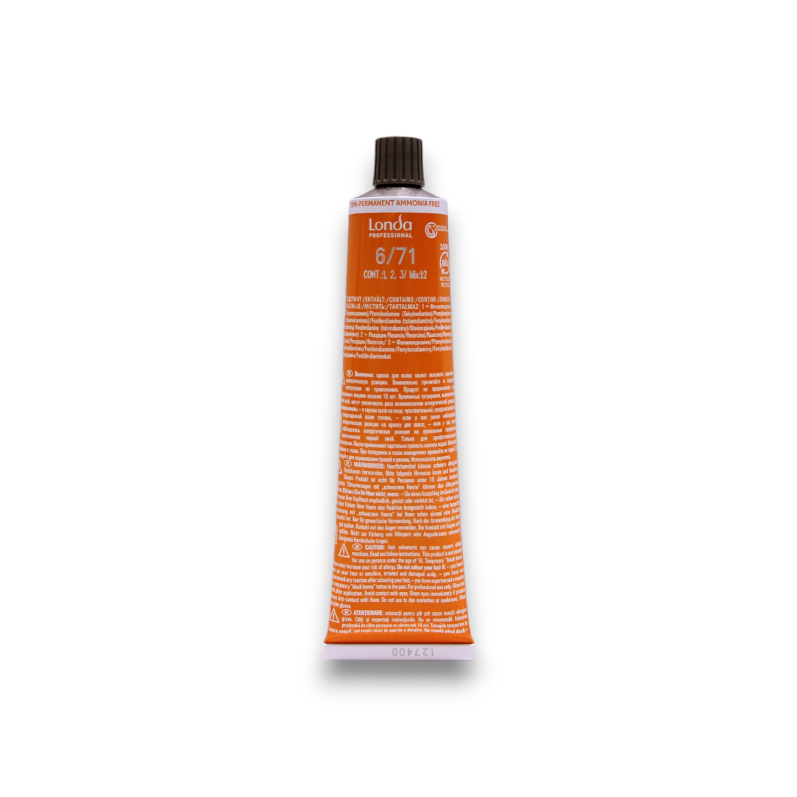 Londa Professional Londa Professional, Londacolor, Ammoniakfrei, Demi-permanente Haarfarbe, 6/71 , 60 ml Regular