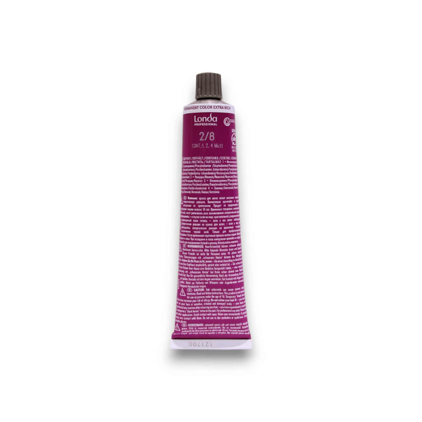 Londa Professional, Londacolor, Permanente Haarfarbe, 2/8 Dark Blue, 60 ml